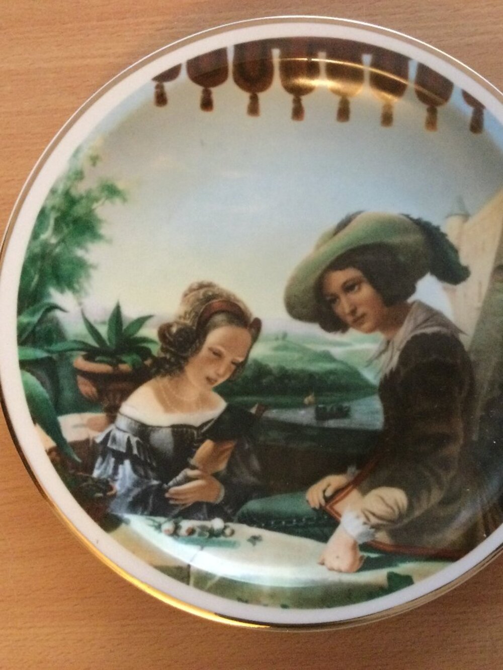 Wawel Poland wall plate -Scena Balkonowa - Antoni Maksymillian Piotrowski